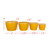 Enamel Metal Planter Sm - Goldenrod