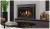 Front view of a Heat & Glo SupremeX Medium 30-inch direct vent natural gas fireplace insert featuring an immersive firebox with realistic hand-painted Birch logs glowing over an LED ember bed.