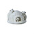 A charming textured white tabletop figurine showcasing a detailed snow igloo with two playful polar bear cubs climbing on and peering inside.