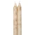 Cream & Gold Taper Candles - 12"
