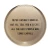 Decorative square paperweight featuring a border detail and the Lewis Carroll quote You're entirely bonkers. But I'll tell you a secret. All the best people are.