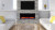 72" Allusion Platinum Recessed Linear Electric Fireplace
