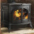 Defiant Wood Stove with Traditional Doors - Classic Black