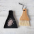 Broom and Standing Dust Pan Set