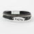 Faith Layered Magnetic Bracelet - Jet