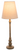 Antiqued Taupe Buffet Lamp - IV