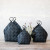 Black Plaited Wood Basket - Large