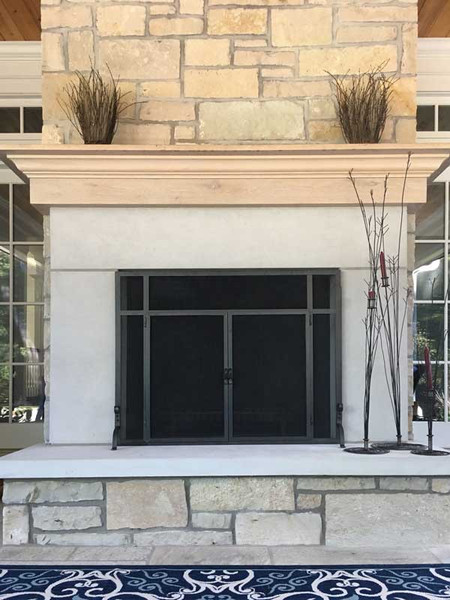 Forge Iron Door  39'W x 31"H - Black