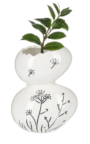 Floral Egg Bud Vase - Medium