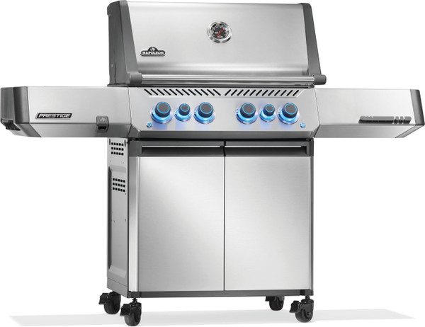 Prestige® 500 Natural Gas Grill with Infrared Side and Rear Burner, Stainless Steel