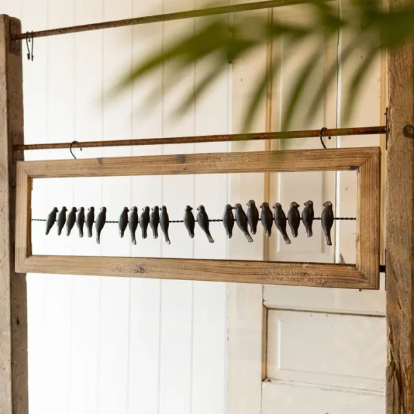 Bird On A Wire Rustic Wall Art