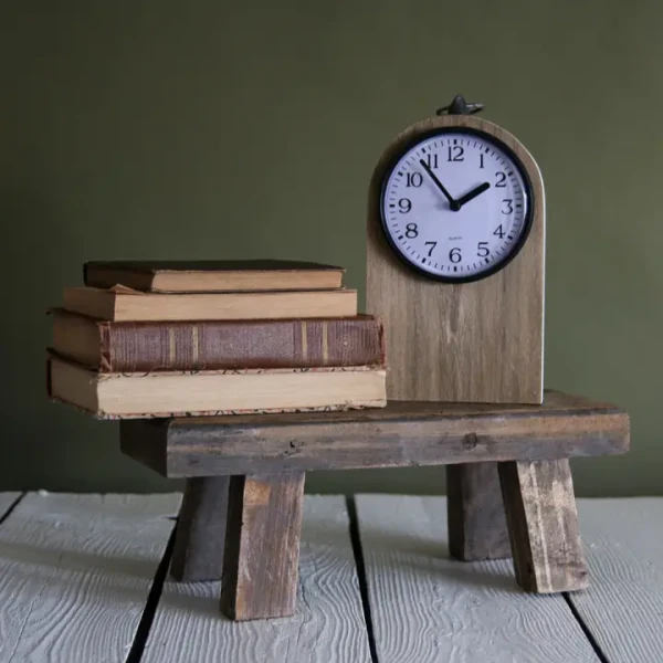 The Maxwell Rustic Tabletop Clock