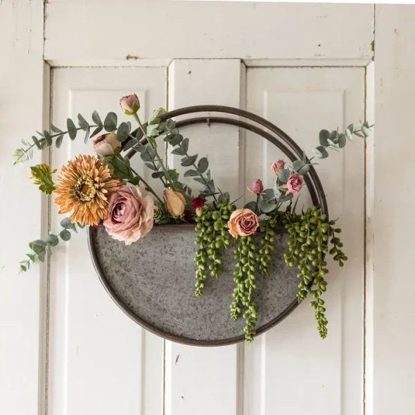 Farmhouse Galvanized Wall Planter