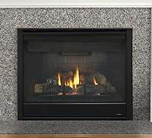 Caliber 36" Direct Vent Gas Fireplace Top/Rear Vent with IntelliFire Touch Ignition (LP)