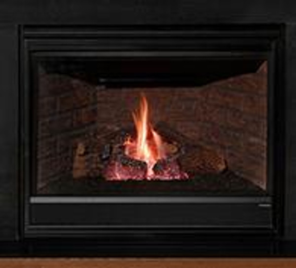 Novus 33" Direct Vent Gas Fireplace top/rear vent unit with IntelliFire (NG)
