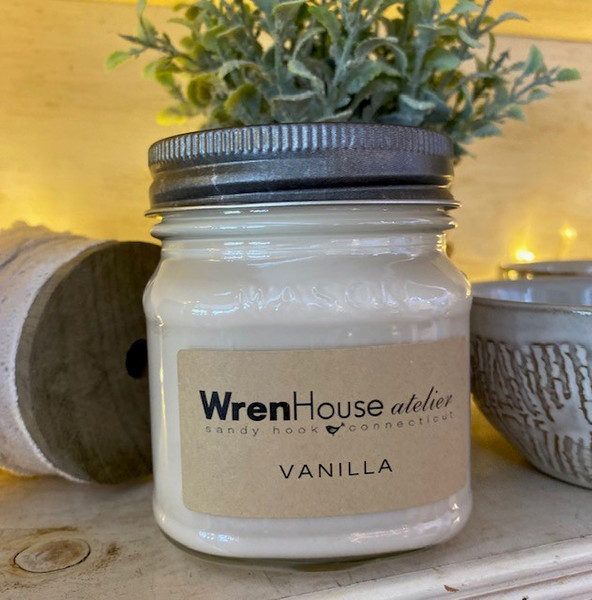 Wren House Atelier Vanilla Candle - 9 oz. Jar