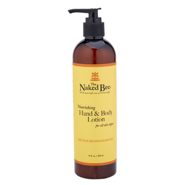 The Naked Bee Hand & Body Lotion Pump -Orange Blossom Honey