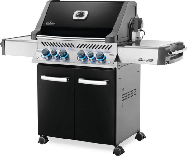 Prestige® 500 Propane Gas Grill with Infrared Side and Rear Burners - Black