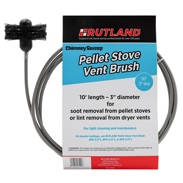 Pellet Brush with 10'Rod 3" Diameter