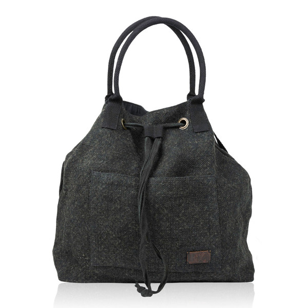 Jute Backpack - Coal