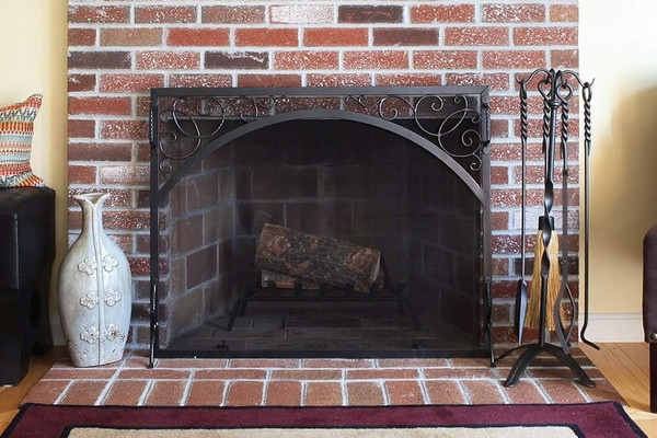 Flat Screen with Scroll Arch Top - 38" x 30"