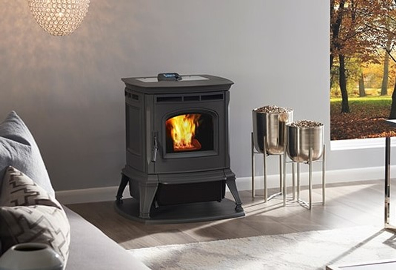 Harman Absolute43 pellet stove in Classic Black