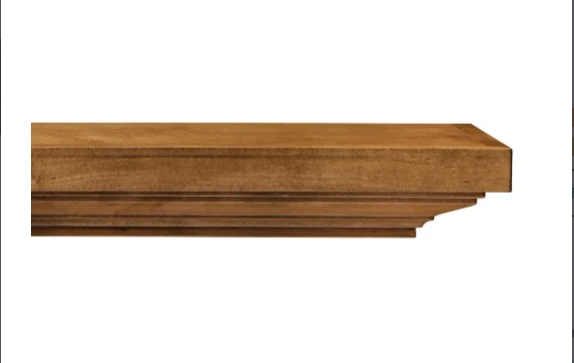 Fireside Finishings Bayfield 72 inch mantle in Honey Oak