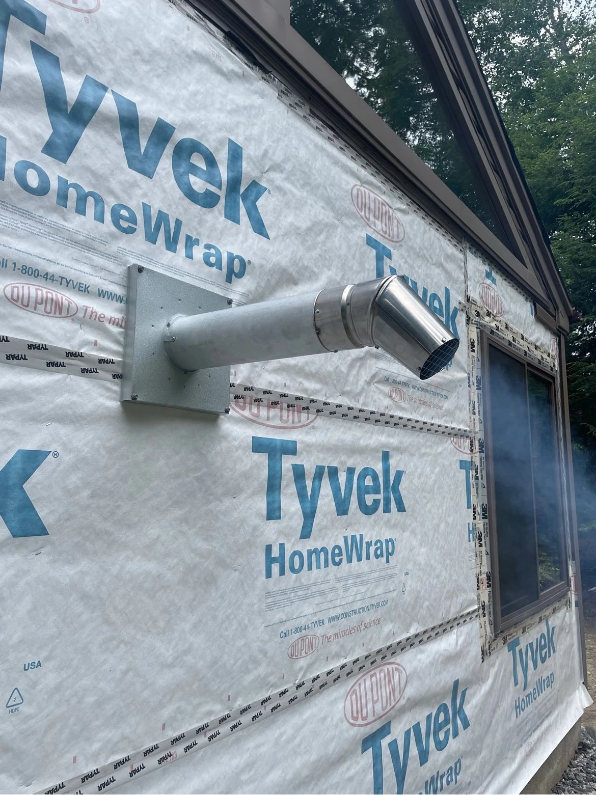 Exterior venting