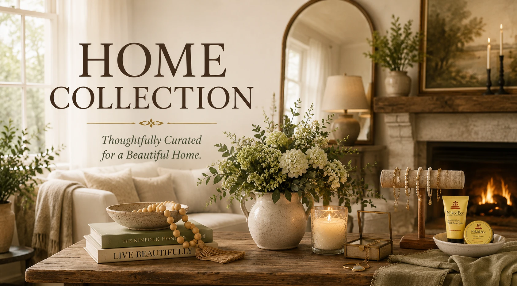 Black Swan Hearth and Home Home Collection featuring home decor, florals, jewelry, gifts and lifestyle accents