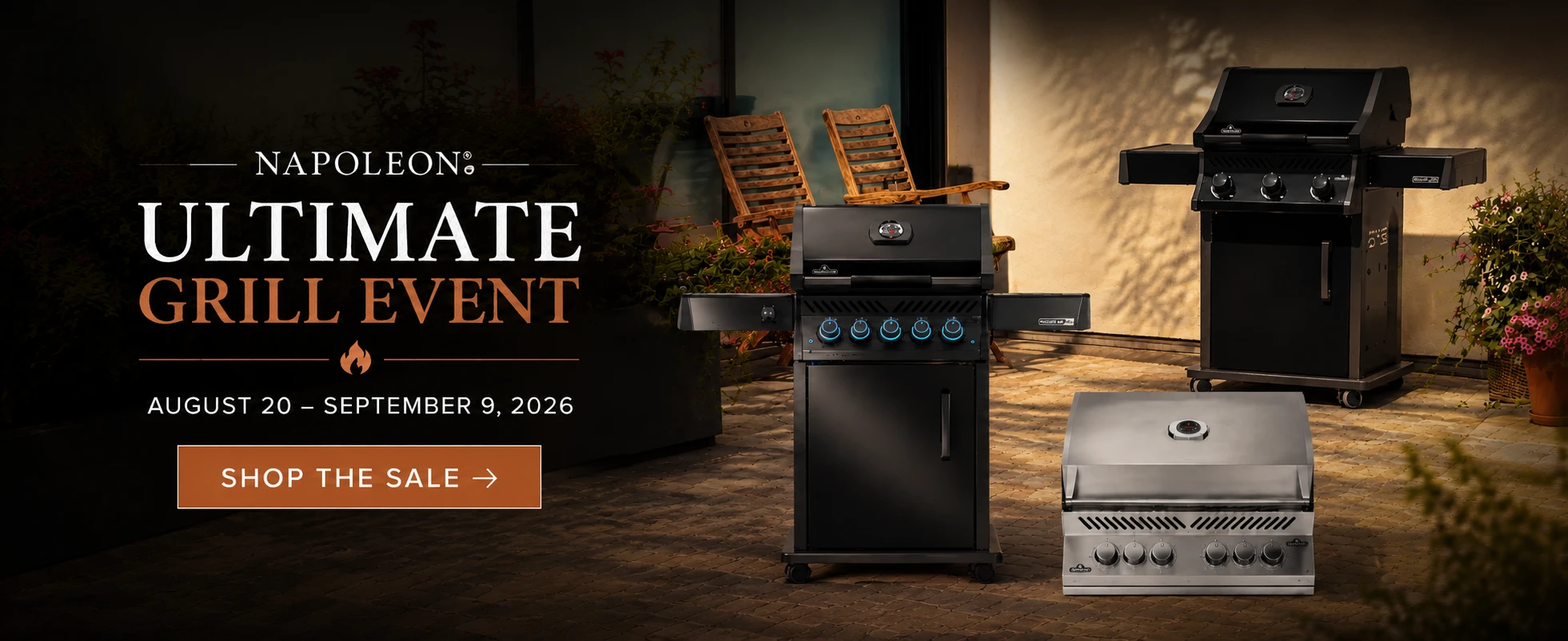 Napoleon Ultimate Grill Event - August 20 through September 9, 2026