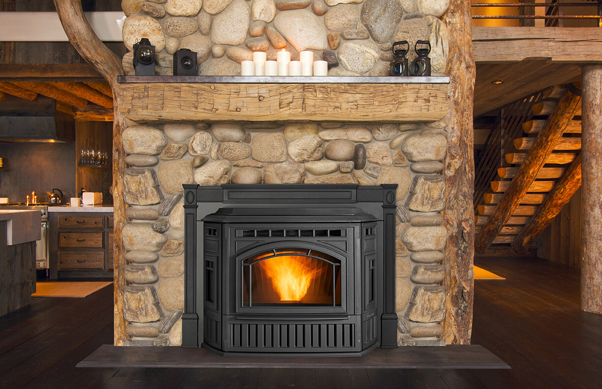 Trekker pellet fireplace insert