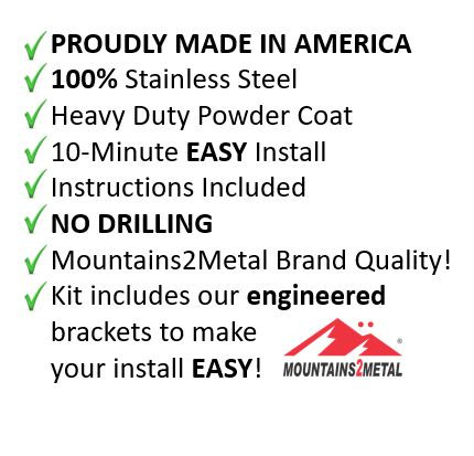 Duramax NOCO PLUG READY Bumper Grille Insert Brushed SS fits 20152019