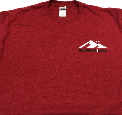 Mountains2Metal Red Logo T-Shirt