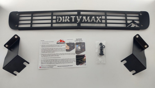DIRTYMAX Bumper Grille Insert Black fits 2011-2014 Chevy Silverado 2500 3500 HD