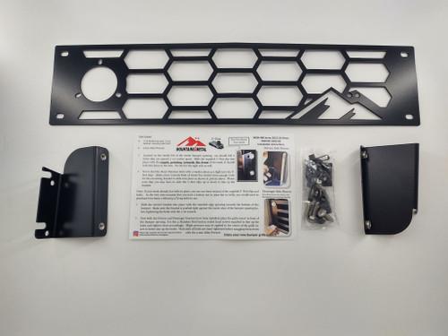 Hex NOCO PLUG READY Bumper Grille Insert Black fits 2015-2019 Chevy Silverado 2500 3500 HD