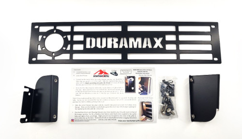 Duramax NOCO PLUG READY Bumper Grille Insert Black fits 2015-2019 Chevy Silverado 2500 3500 HD