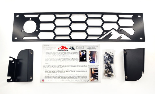 Hex NOCO PLUG BUNDLE Bumper Grille Insert Black fits 2015-2019 Chevy Silverado 2500 3500 HD