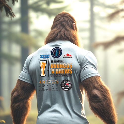 Light Blue 2025 Broncos 'N Brews Event Tee (3XL) – M2M Exclusive Light Blue 2025 Broncos 'N Brews Event Tee (3XL) – M2M Exclusive
