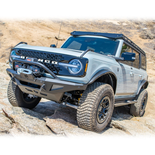 2021+ Ford Bronco Front Bumper Package | Bumper | Skid Plate | Winch Mount | Bull Bar
