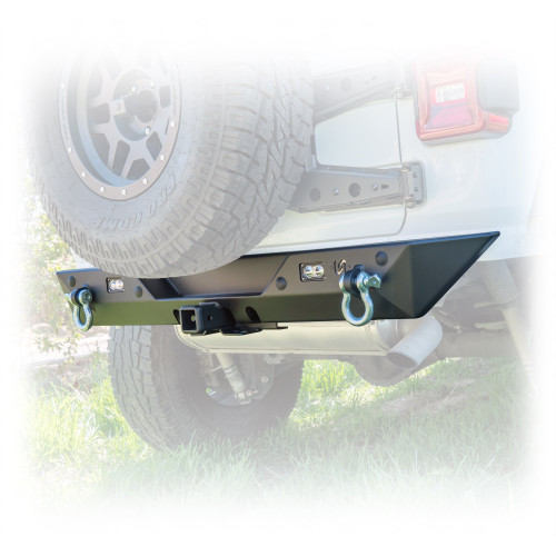 2018+ Jeep JL Rear Bumper with Hitch and Lights