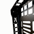 S.A.D.  Flip Down Attic Shelf, Jeep Wrangler (JKU) 2007-2018
