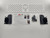 LAST CHANCE SALE PRICE-ITEM TO BE DISCONTINUED Punisher Skull Bumper Grille Insert - White fits 2015-2019 Chevy Silverado 2500 3500 HD