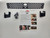 LAST CHANCE SALE PRICE-ITEM TO BE DISCONTINUED Punisher Skull Bumper Grille Insert Black fits 2015-2019 GMC Sierra 2500 3500 HD