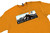 M2M Logo Mountain Landscape T-Shirt - GOLD