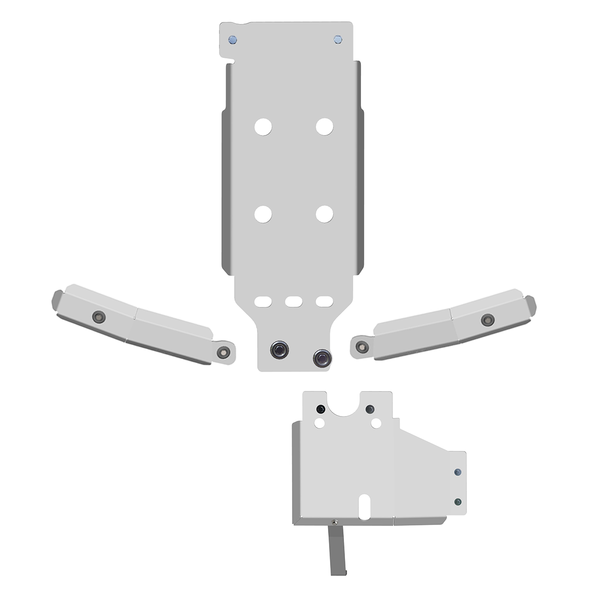 Ford Bronco Skid Plate Kit (3 Pcs) For Models Without Sway Bar Disconnect