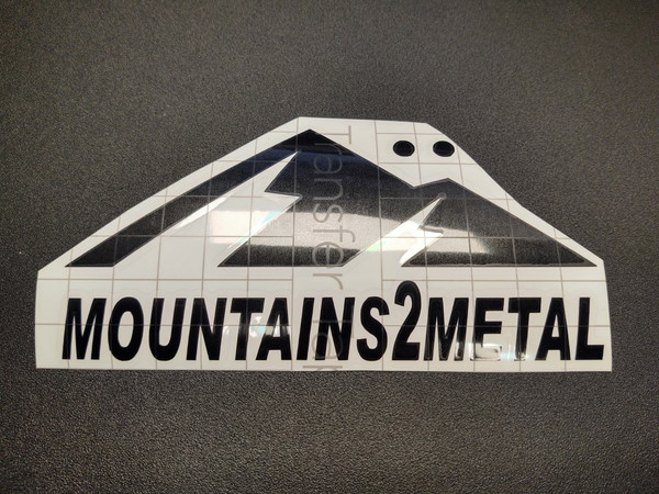 M2M Vinyl Decal BLACK