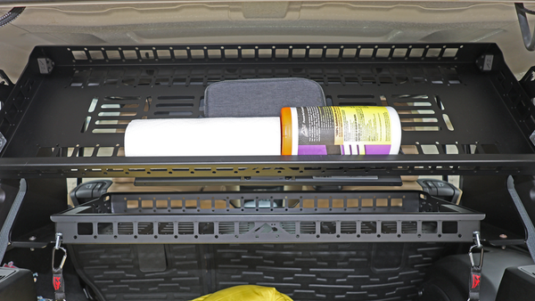 Flip Down Attic Shelf, Jeep Wrangler (JL) 2018+ Flip Down Attic Shelf, Jeep Wrangler (JL) 2018+