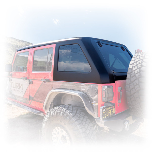 2007-2018 Jeep JK 4 Door Fastback Hardtop 1 Piece