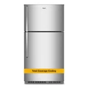 Whirlpool® 33-inch Wide Top Freezer Refrigerator with Total Coverage Cooling- 21 Cu. Ft. WRTX7421TZ