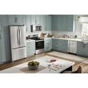 Whirlpool® 24” Stainless Steel Dishwasher with AI Intelligent Wash and Tall Top Rack WDT740SALZ